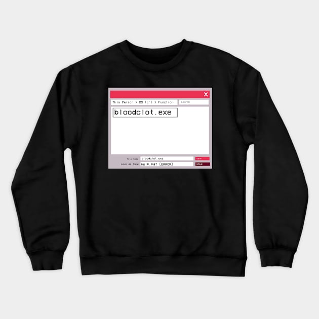 Pop-up Ad Crewneck Sweatshirt by MelonGummie